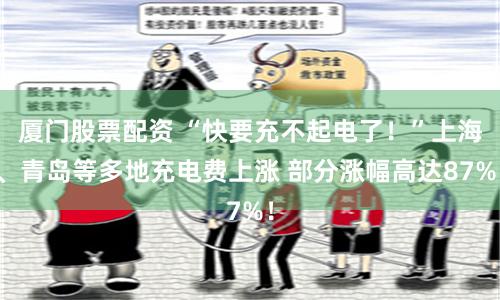 厦门股票配资 “快要充不起电了！”上海、青岛等多地充电费上涨 部分涨幅高达87%！
